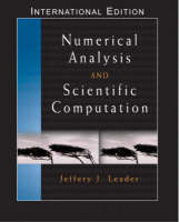Numerical Analysis and Scientific Computation: (International Edition) with Maple 10 VP