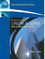 Linear Algebra with Applications: (International Edition) with Maple 10 VP - Steven J. Leon,  Mathematics