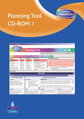 Longman MathsWorks: Year 1 Planning Tool CDROM