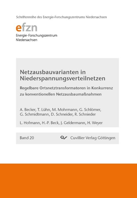 Netzausbauvarianten in Niederspannungsverteilnetzen - Andreas Becker, Tobias L&uuml;hn, Michael Mohrmann, Gerrit Schl&ouml;mer