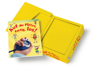 Auf die Plätze, fertig, los!, m. Stoppuhr, Medaillensticker, Urkunde u. Ergebnistabelle