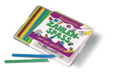 Zahlenspass, m. 4 Buntstiften - 