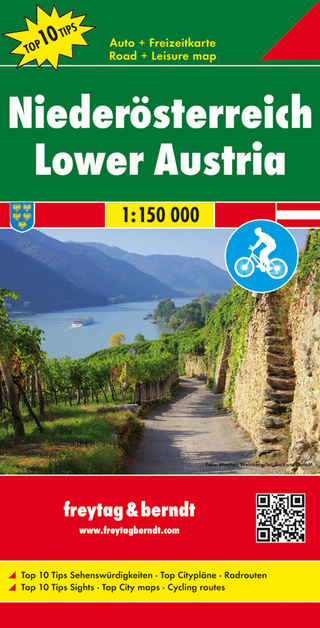 Niederösterreich, Autokarte 1:150.000, Top 10 Tips