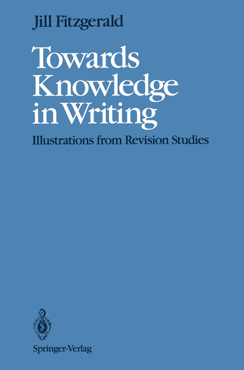 Towards Knowledge in Writing - Jill Fitzgerald