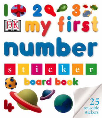 My First Number Sticker Board Book -  Dk