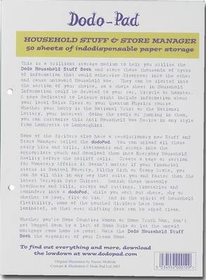 Dodo Household Stuff Book