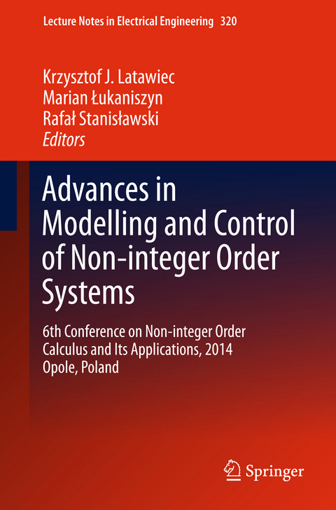 Advances in Modelling and Control of Non-integer-Order Systems - 