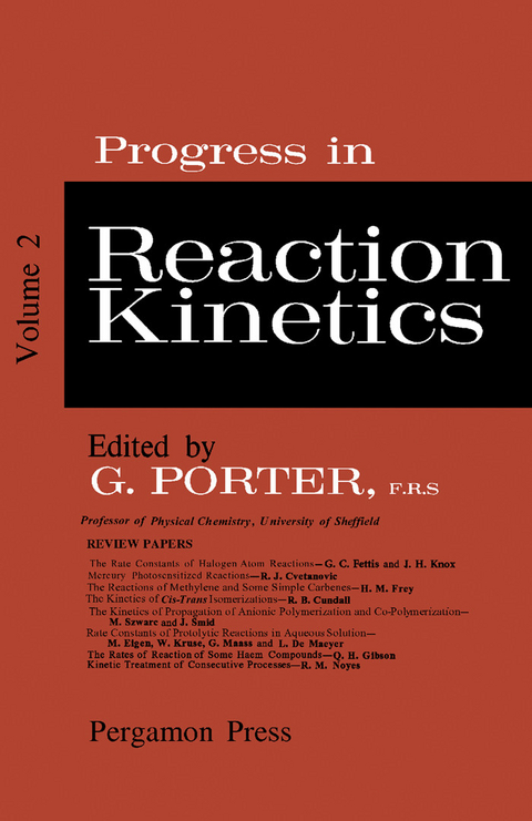 Progress in Reaction Kinetics - 