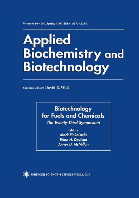 Biotechnology for Fuels and Chemicals - 