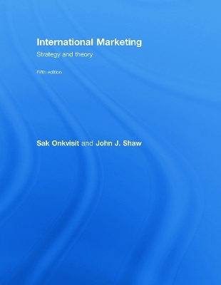 International Marketing - Sak Onkvisit, John J. Shaw