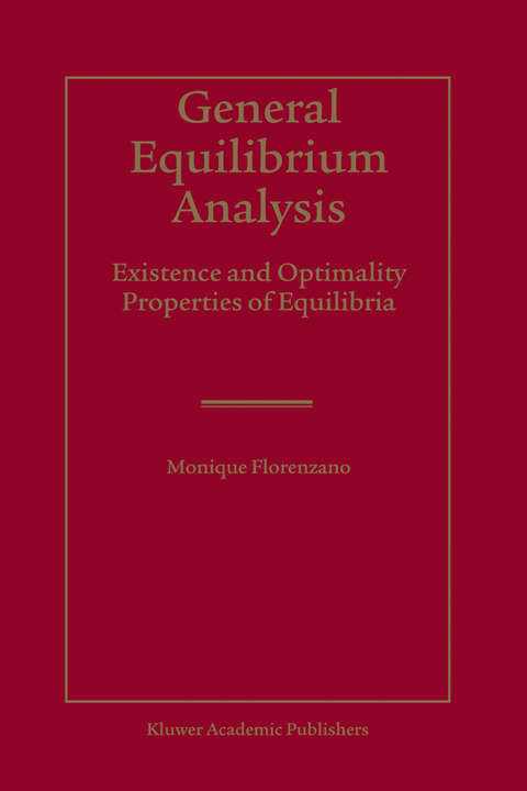 General Equilibrium Analysis - Monique Florenzano
