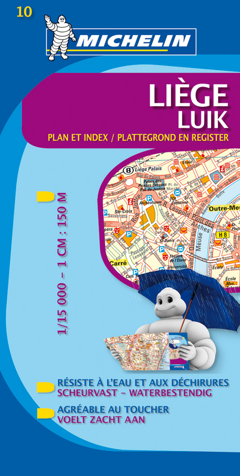 Michelin Karte Li&egrave;ge. Luik