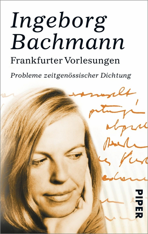 Frankfurter Vorlesungen -  Ingeborg Bachmann