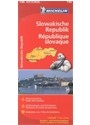 Michelin Karte Slowakische Republik. République Slovaque