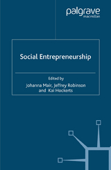 Social Entrepreneurship - Johanna Mair
