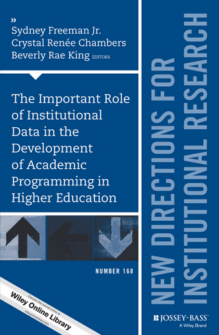 Important Role of Institutional Data in the Development of Academic Programming in Higher Education