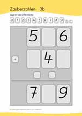 Matinko-Kartei Zauberzahlen