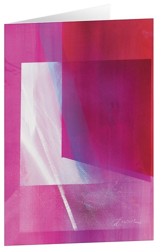 Ich bin die Tür - Kunst-Faltkarten mit Text (5 Stück)