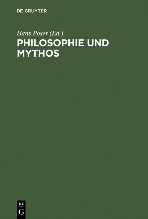 Philosophie und Mythos - 