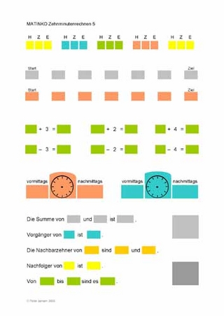 Matinko-Arbeitskarte 5