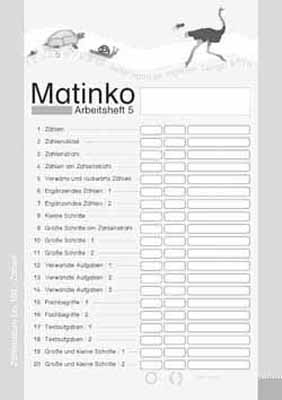 Matinko-Arbeitsheft 5