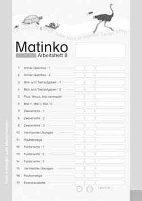Matinko-Arbeitsheft 8