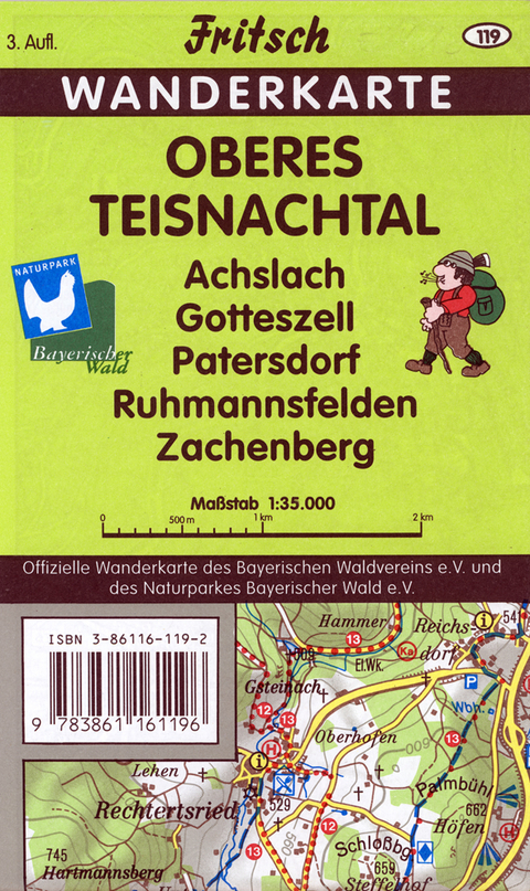 Oberes Teisnachtal - Fritsch Landkartenverlag