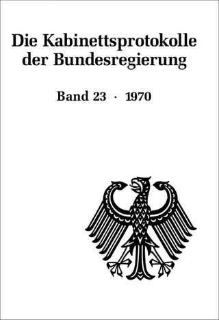 Die Kabinettsprotokolle der Bundesregierung / 1970