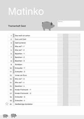 Matinko-Themenheft Geld