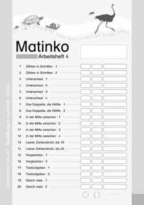 Matinko-Arbeitsheft 4