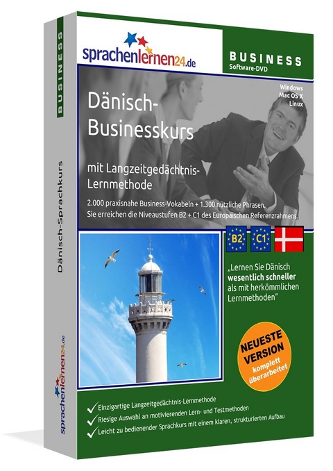 Sprachenlernen24.de D&auml;nisch-Businesskurs Software - Udo Gollub
