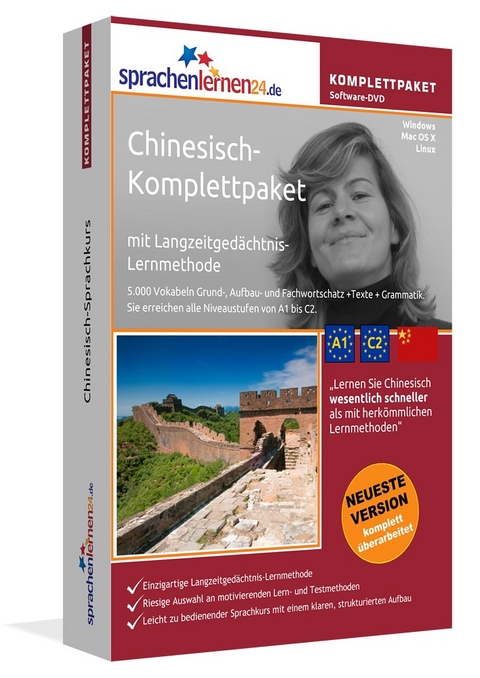 Sprachenlernen24.de Chinesisch-Komplettpaket (Sprachkurs)