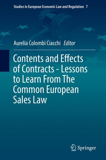 Contents and Effects of Contracts-Lessons to Learn From The Common European Sales Law - 