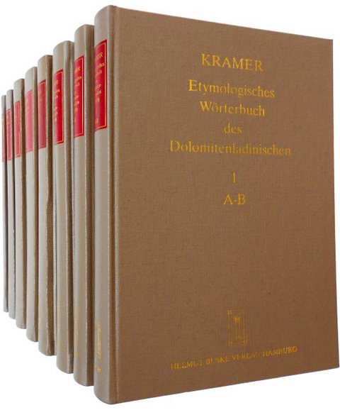 Etymologisches W&ouml;rterbuch des Dolomitenladinischen. Acht B&auml;nde - 