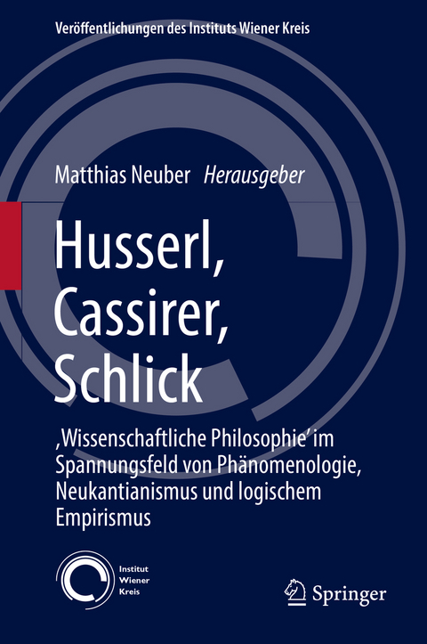 Husserl, Cassirer, Schlick - 