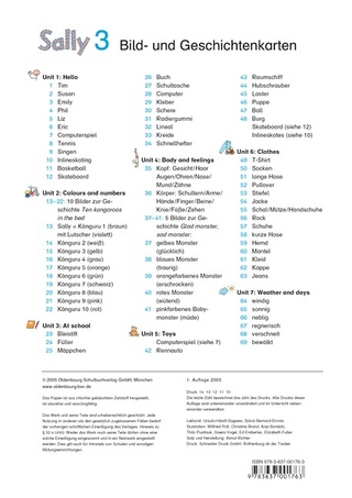 3. Schuljahr, Bild- und Geschichtenkarten