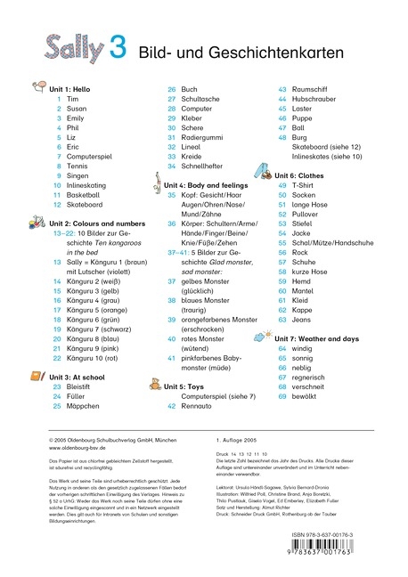 3. Schuljahr, Bild- und Geschichtenkarten - 