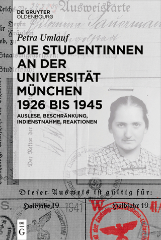 Die Studentinnen an der Universität München 1926 bis 1945