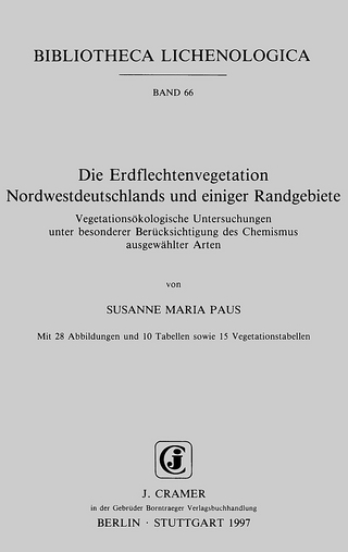 Die Erdflechtenvegetation Nordwestdeutschlands und einiger Randgebiete