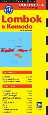 Lombok & Komodo Travel Map Fifth Edition