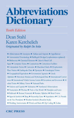 Abbreviations Dictionary - Dean A. Stahl, Karen Landen