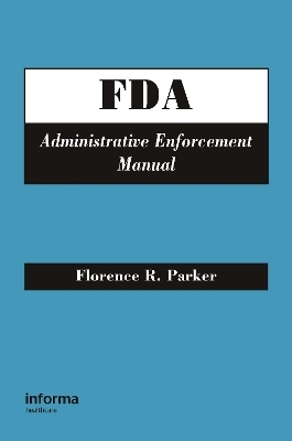 FDA Administrative Enforcement Manual