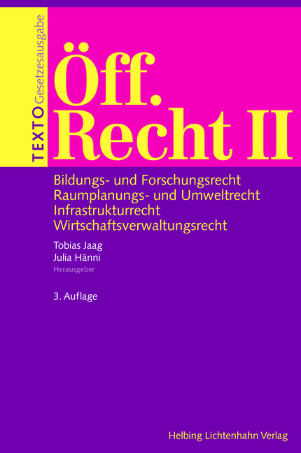 TEXTO &Ouml;ff. Recht II - 