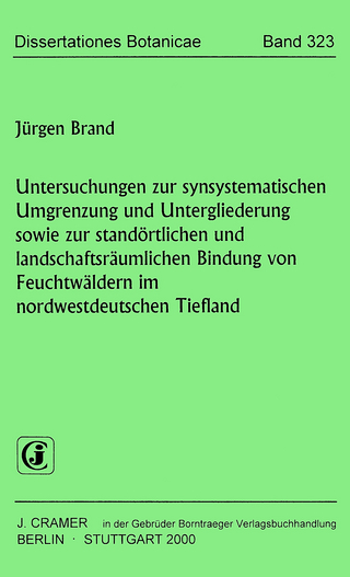 Untersuchungen zur synsystematischen Umgrenzung und Untergliederung sowie zur standörtlichen und landschaftsräumlichen Bindung von Feuchtwäldern im nordwestdeutschen Tiefland