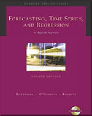 Forecasting, Time Series, and Regression (with CD-ROM)