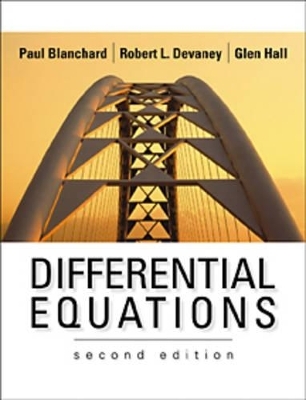 Differential Equations - Paul Blanchard, Robert L. Devaney, Glen R. Hall