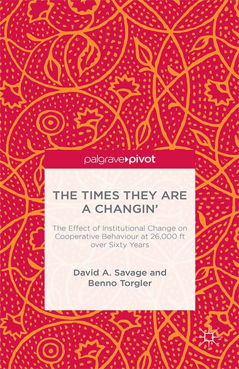 The Times They Are A Changin' - D. Savage, B. Torgler