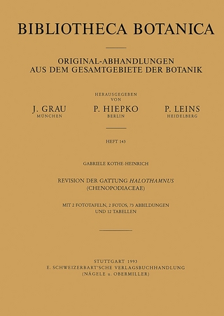 Revision der Gattung Halothamnus (Chenopodiaceae)