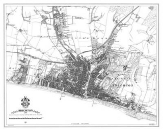 Brighton 1873 Heritage Cartography Victorian Town Map
