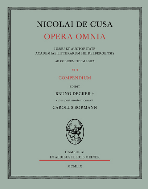 Compendium -  Nikolaus von Kues